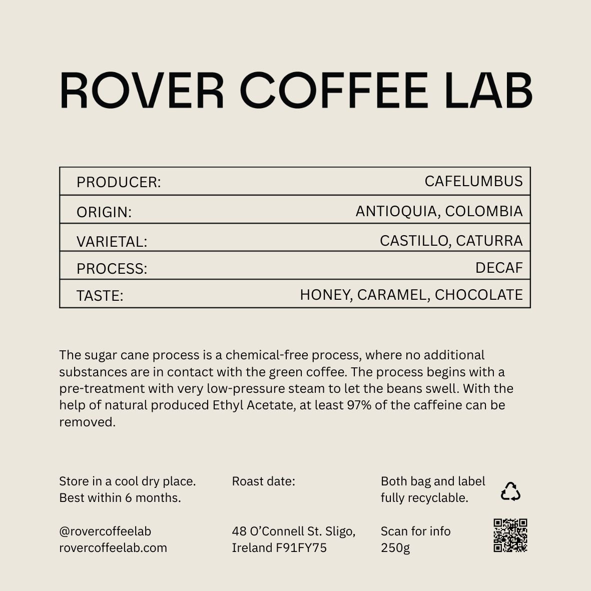 Colombia La Flaca Decaf